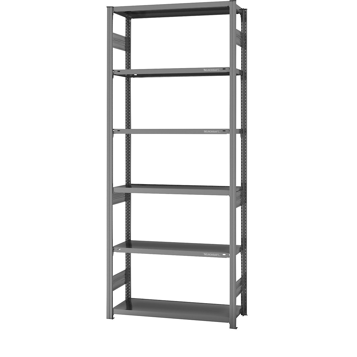Scaffale modulare ad incastro – eurokraft pro, struttura medio-pesante, altezza scaffale 2500 mm, sc. base, larghezza x profondità 1000 x 400 mm-0