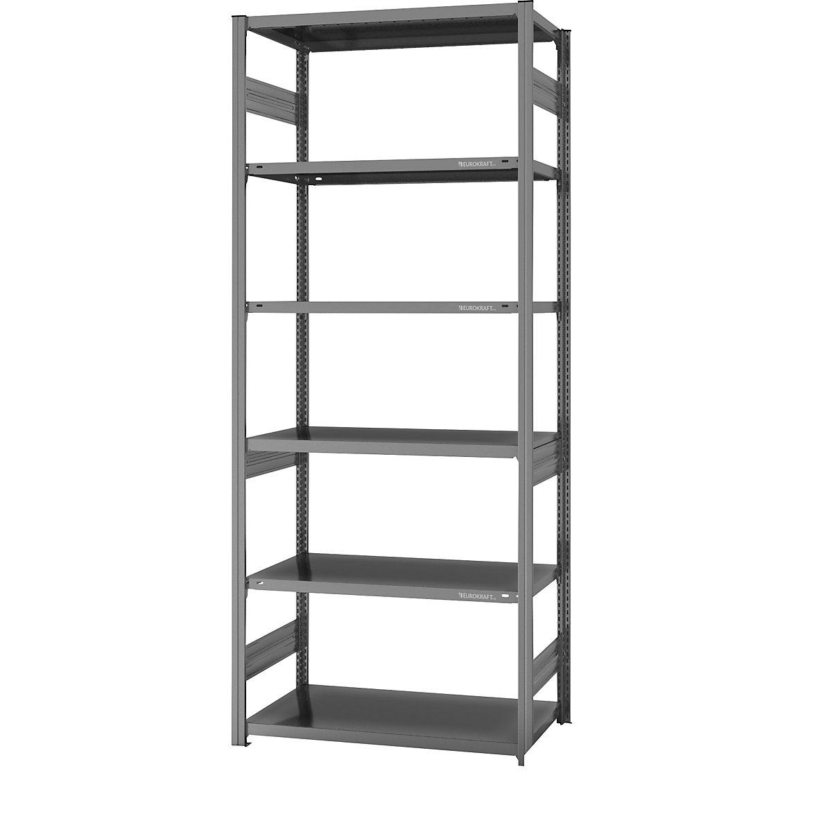 Scaffale modulare ad incastro – eurokraft pro, struttura medio-pesante, altezza scaffale 2500 mm, sc. base, larghezza x profondità 1000 x 600 mm-0