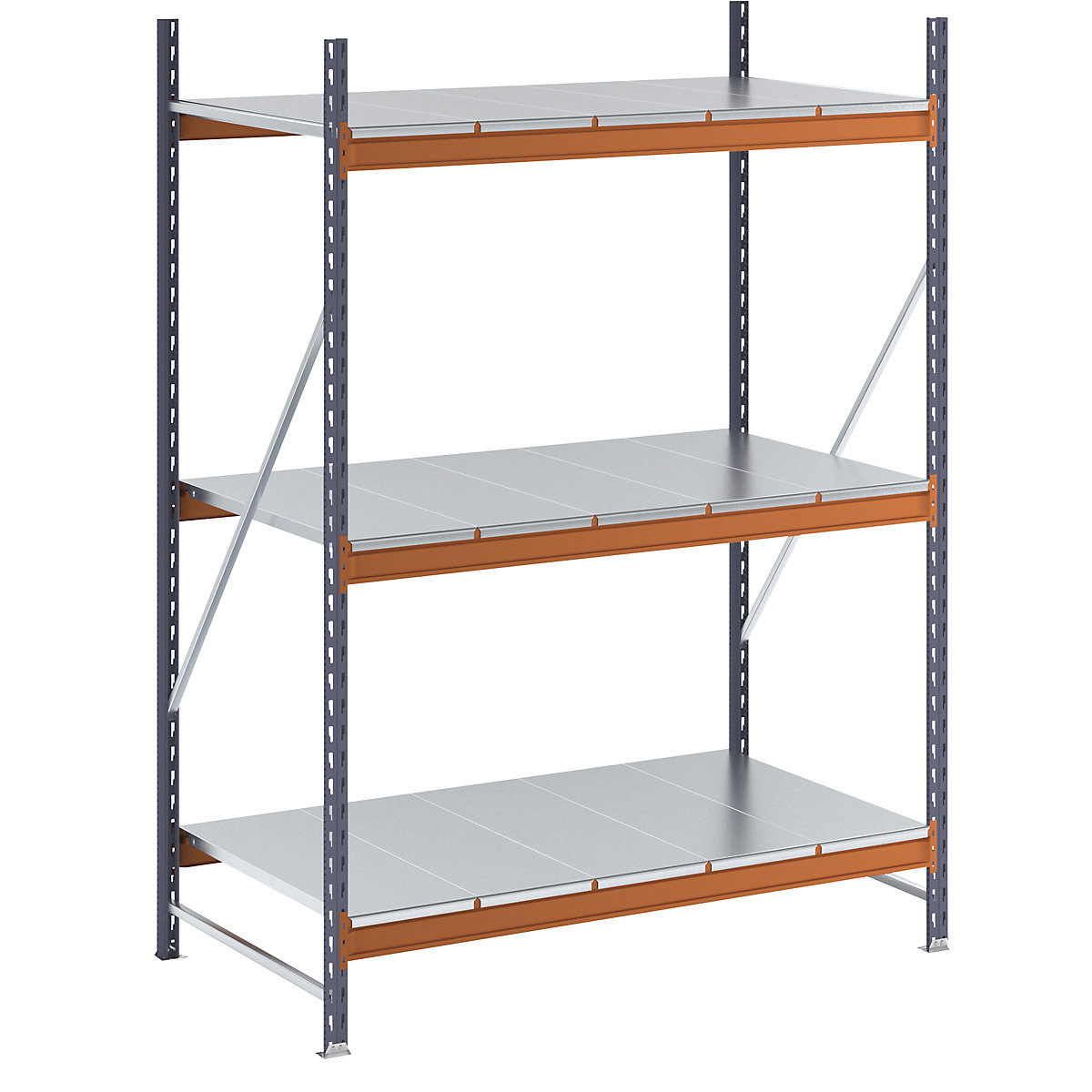 Scaffale a ripiani lunghi