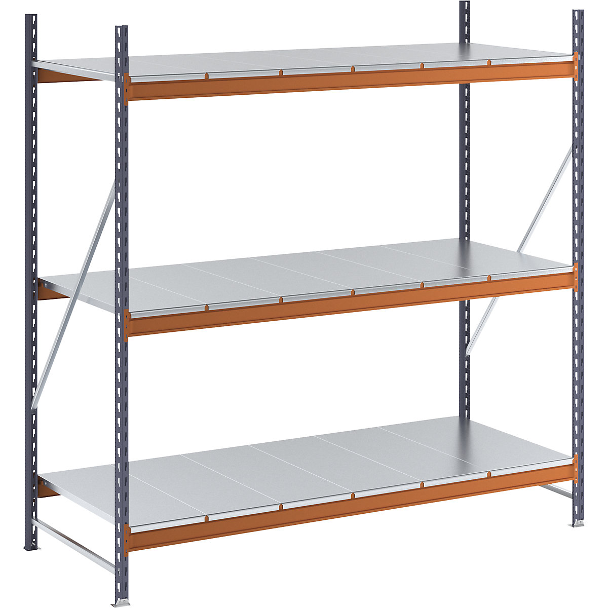 Scaffale a ripiani lunghi