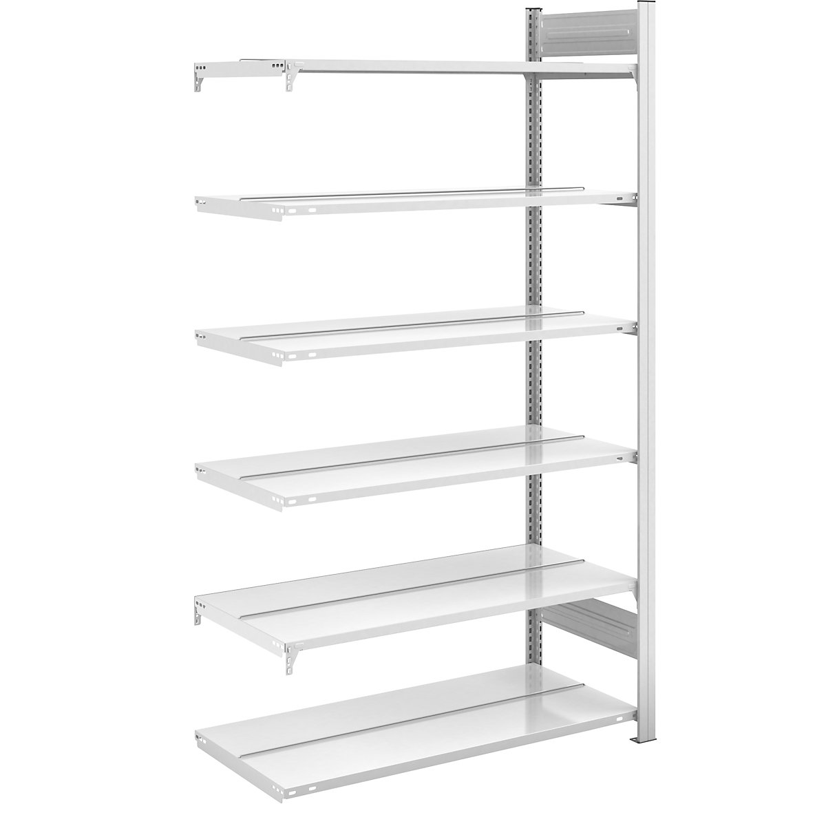 Scaffale a innesto portadocumenti, RAL 7035 – hofe, altezza scaffale 2000 mm, 2 lati utili, aggiuntivo, largh. x prof. 1000 x 600 mm-0