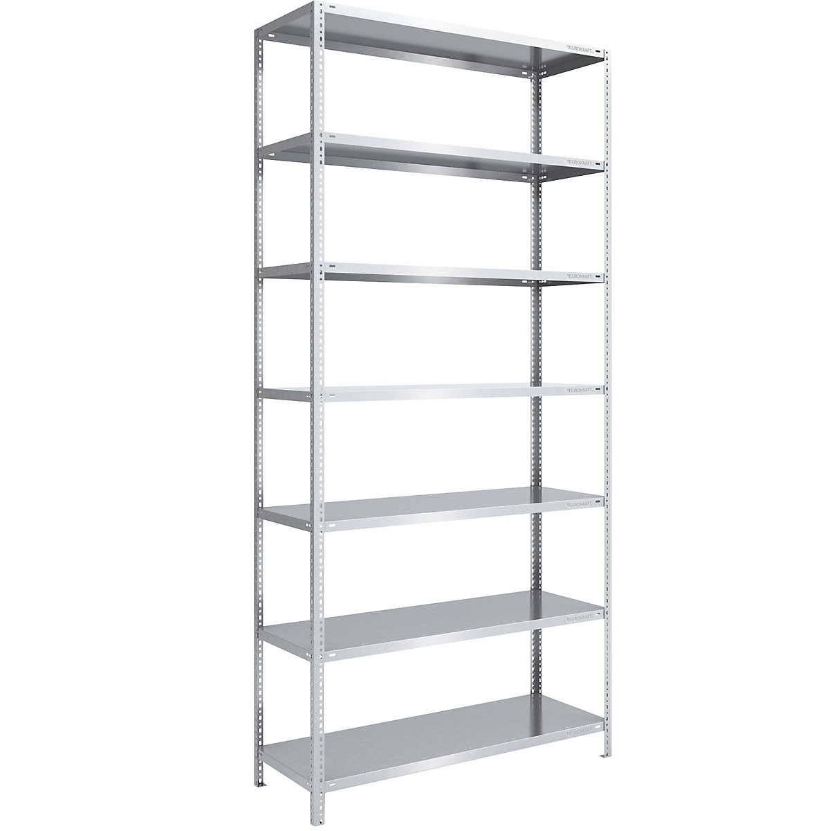 Scaffale a vite per carichi pesanti, zincato – eurokraft pro, altezza scaffale 3000 mm, sc. base, larghezza x profondità 1300 x 600 mm-0
