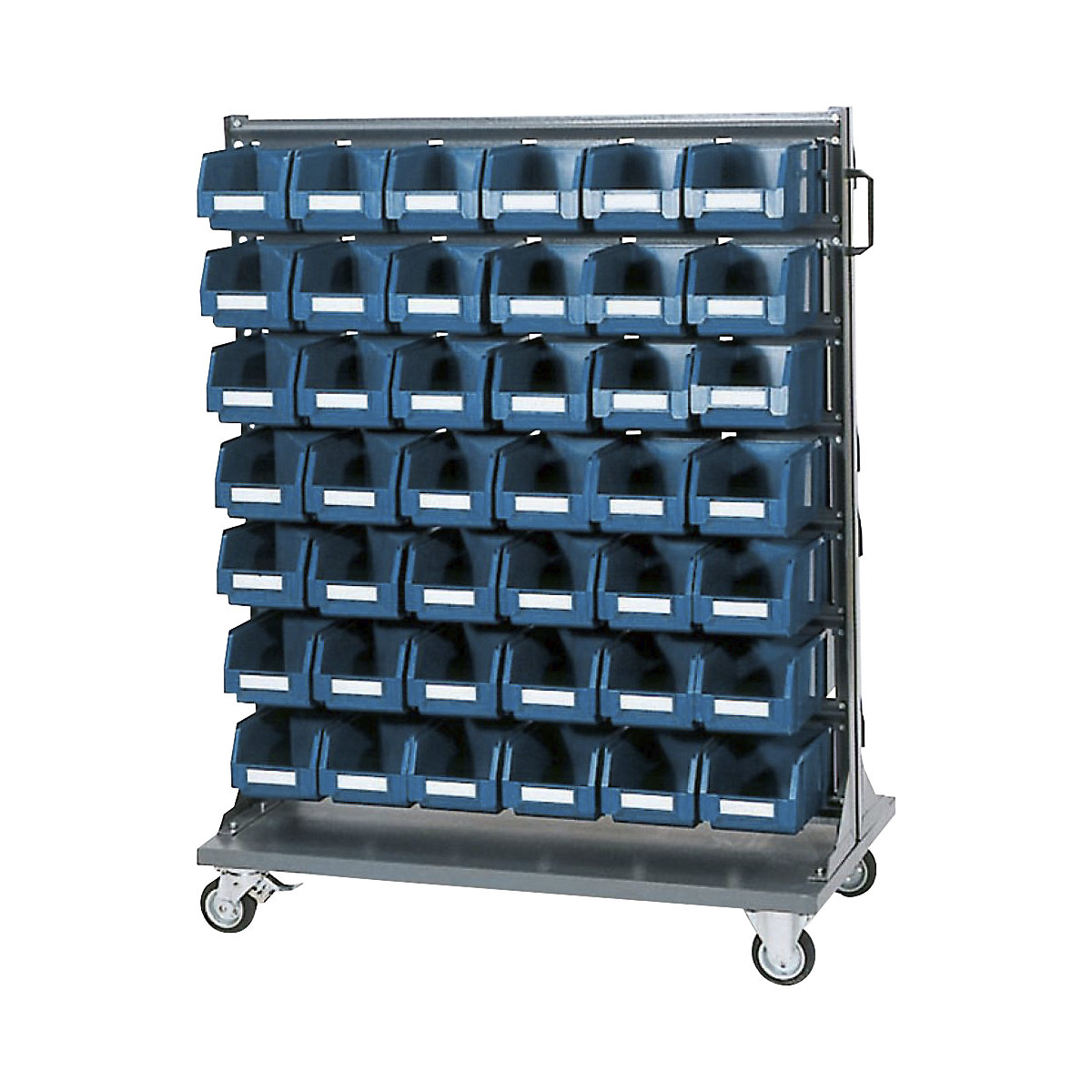Scaffale per minuteria con rotelle ECO