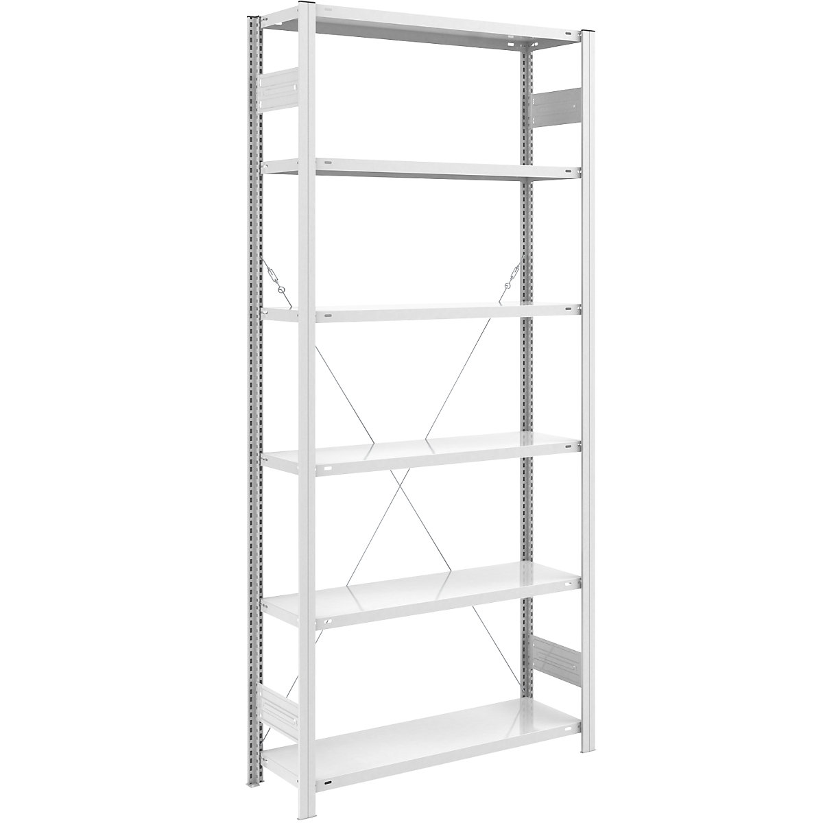 Scaffale a innesto ESD – eurokraft pro, altezza scaffale 2500 mm, scaffale portante, largh. x prof. ripiano 1000 x 400 mm-0