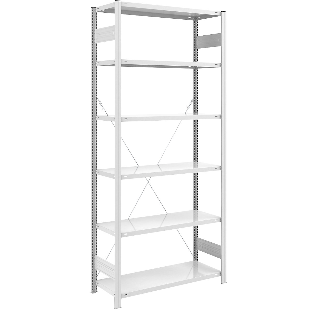 Scaffale a innesto ESD – eurokraft pro, altezza scaffale 2500 mm, scaffale portante, largh. x prof. ripiano 1000 x 500 mm-0