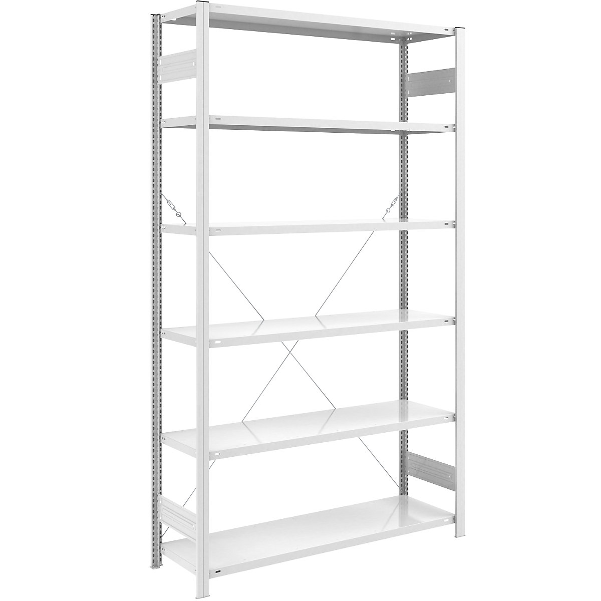 Scaffale a innesto ESD – eurokraft pro, altezza scaffale 2500 mm, scaffale portante, largh. x prof. ripiano 1300 x 500 mm-0