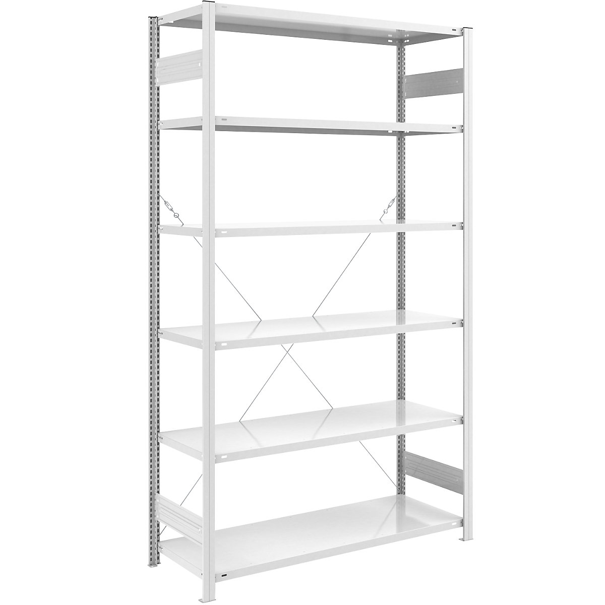 Scaffale a innesto ESD – eurokraft pro, altezza scaffale 2500 mm, scaffale portante, largh. x prof. ripiano 1300 x 600 mm-0