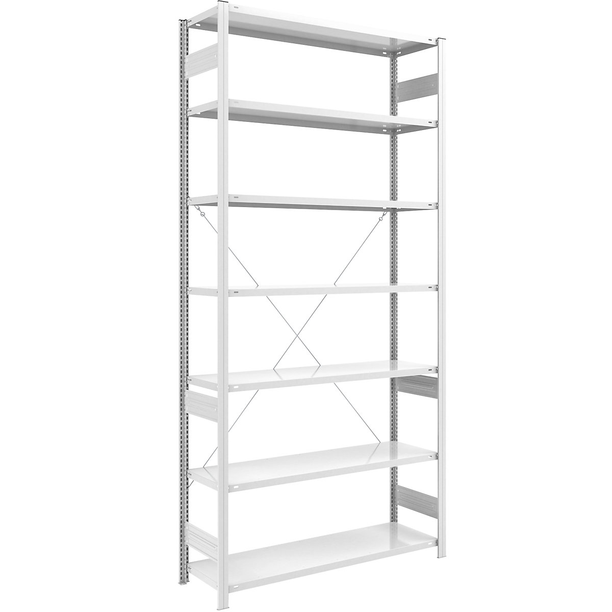 Scaffale a innesto ESD – eurokraft pro, altezza scaffale 3000 mm, scaffale portante, largh. x prof. ripiano 1300 x 500 mm-0