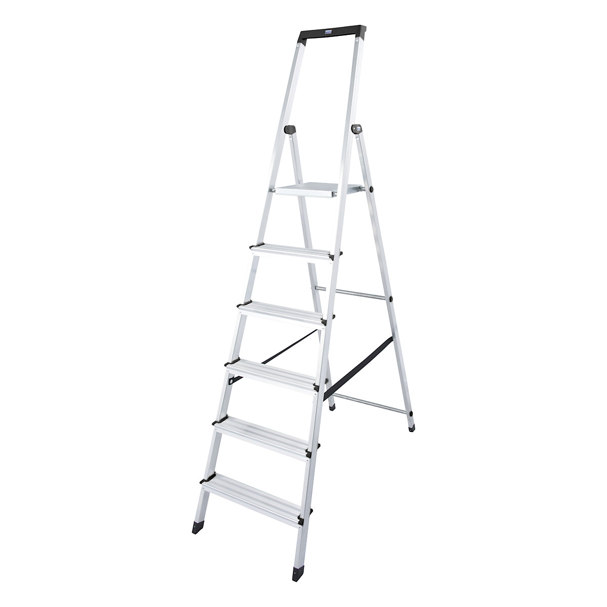 Scala a libro a gradini – KRAUSE, con piattaforma di sicurezza, 6 gradini-0