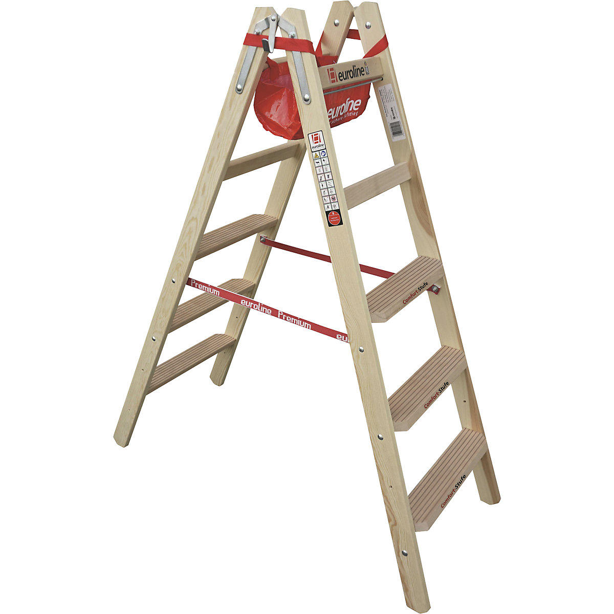 Scala a libro in legno con comodi gradini – euroline