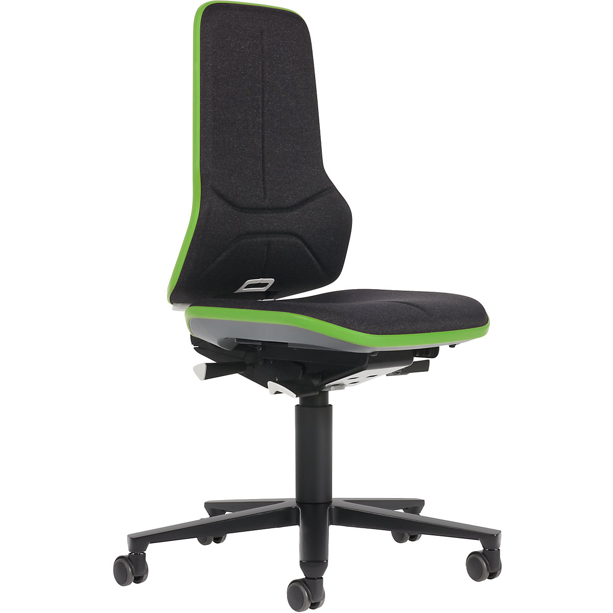 Scaun rotativ de lucru NEON, role – bimos