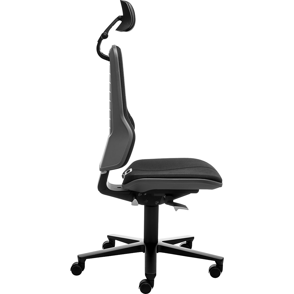 Scaun rotativ de lucru NEON, role, tetieră – bimos (Imagine produs 3)-2