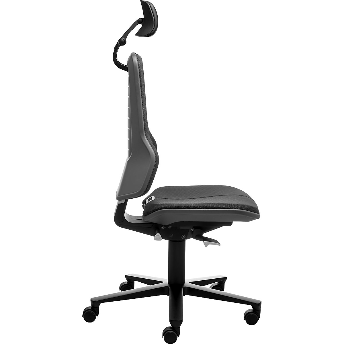 Scaun rotativ de lucru NEON, role, tetieră – bimos (Imagine produs 3)-2