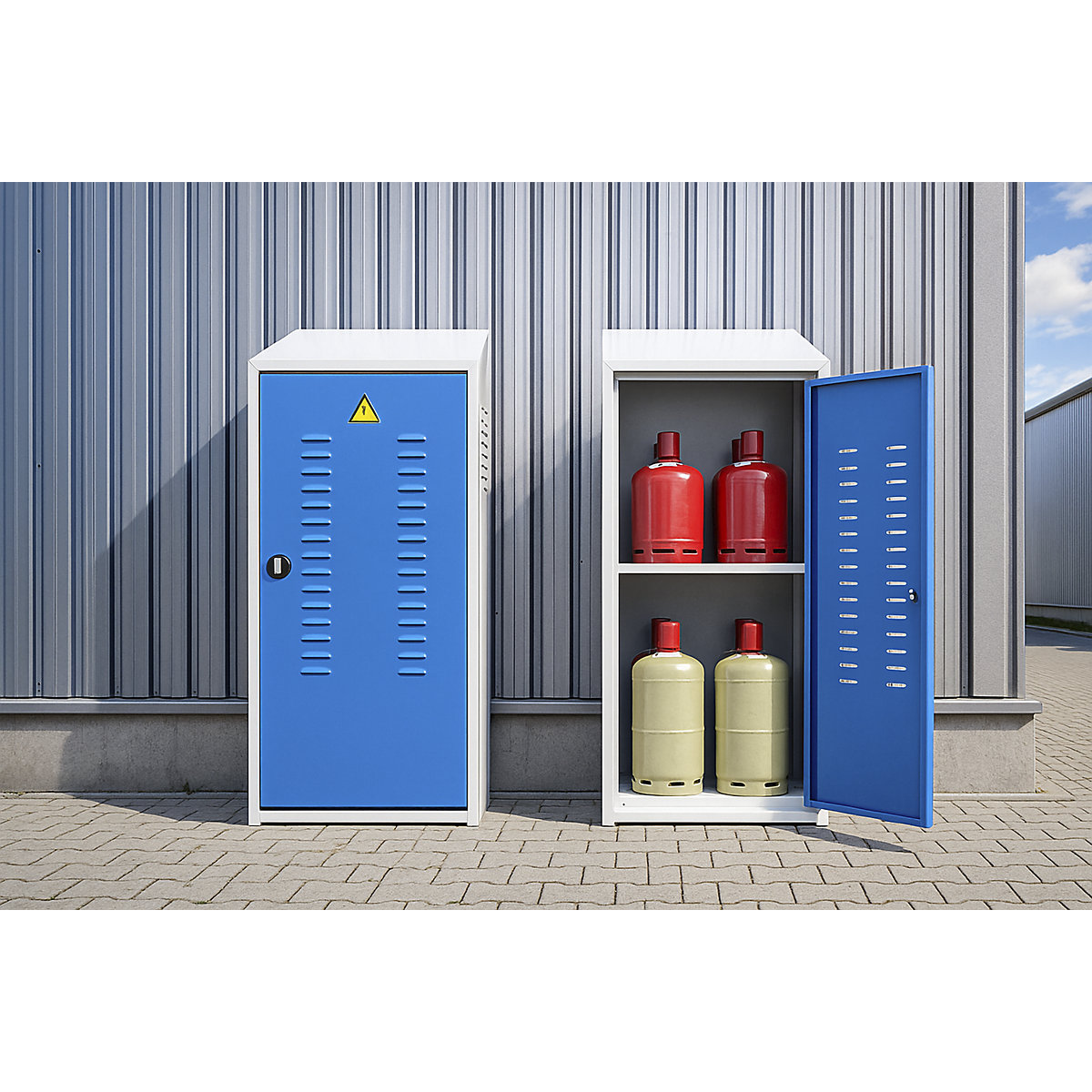 Gasflaschenschrank eurokraft pro (Produktabbildung 9)-8