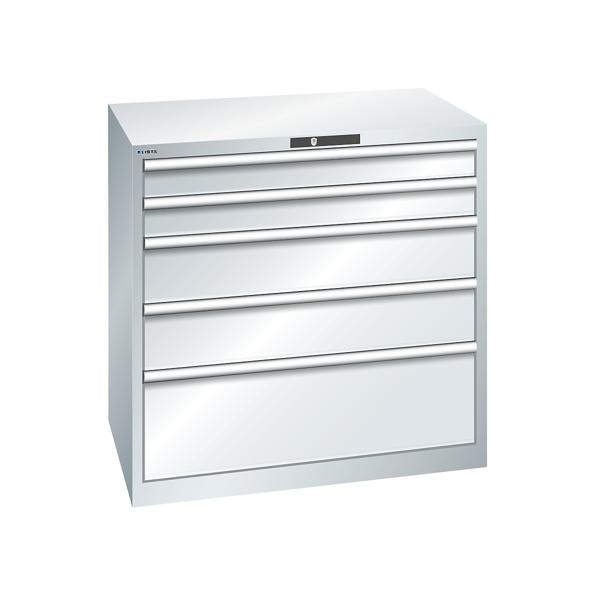 Schubladenschrank, 5 Schubladen LISTA (Produktabbildung 2)-1
