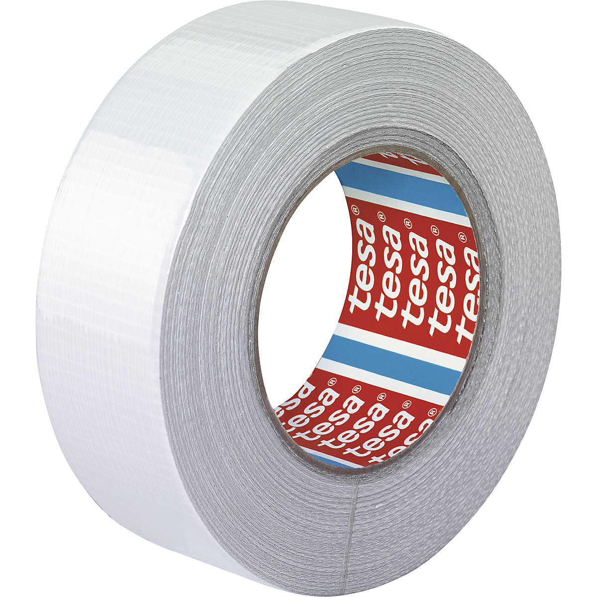 Fabric tape – tesa, tesa® 4662 stone tape, pack of 24 rolls, white, tape width 48 mm-1