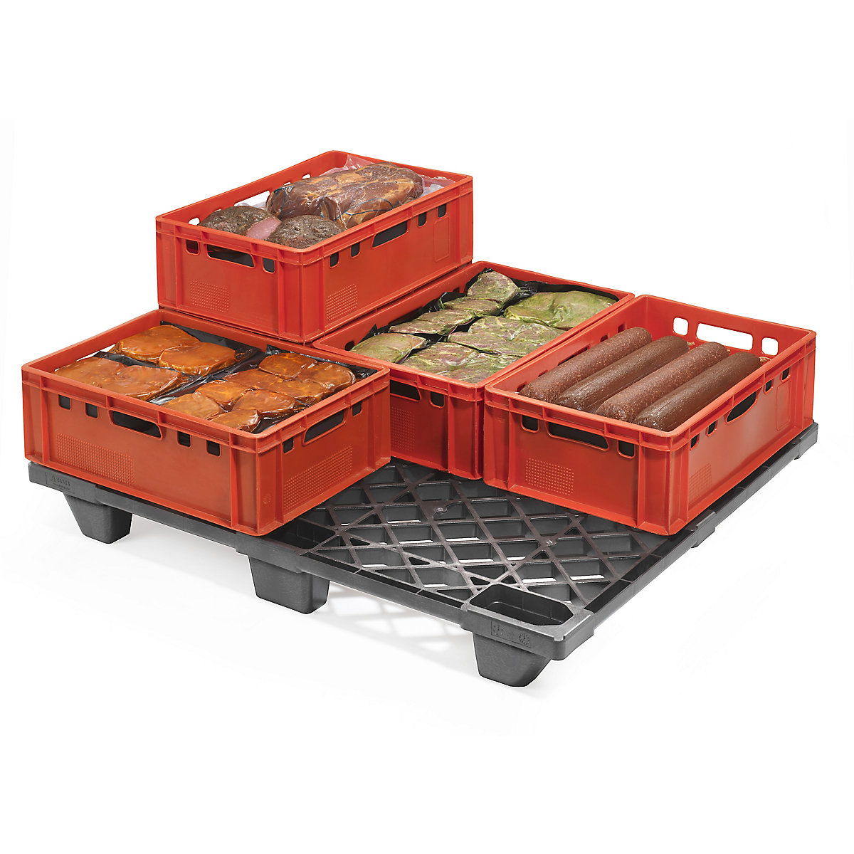 Industrial pallet bins made of plastic (Product illustration 5)-4