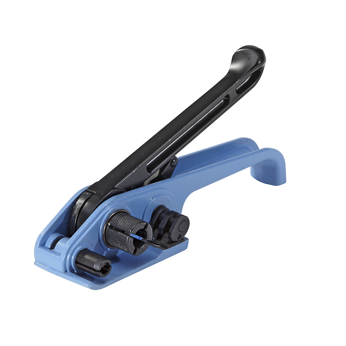 Tensioning tool for PP and PET strapping