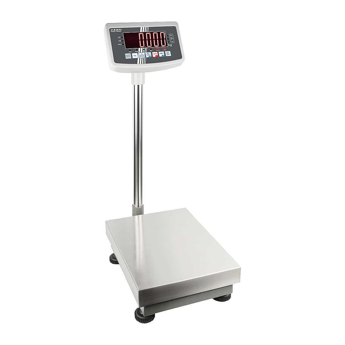 Platform scales – KERN, with large weighing plate, weighing range up to 60 kg, read-out accuracy 5 g-1