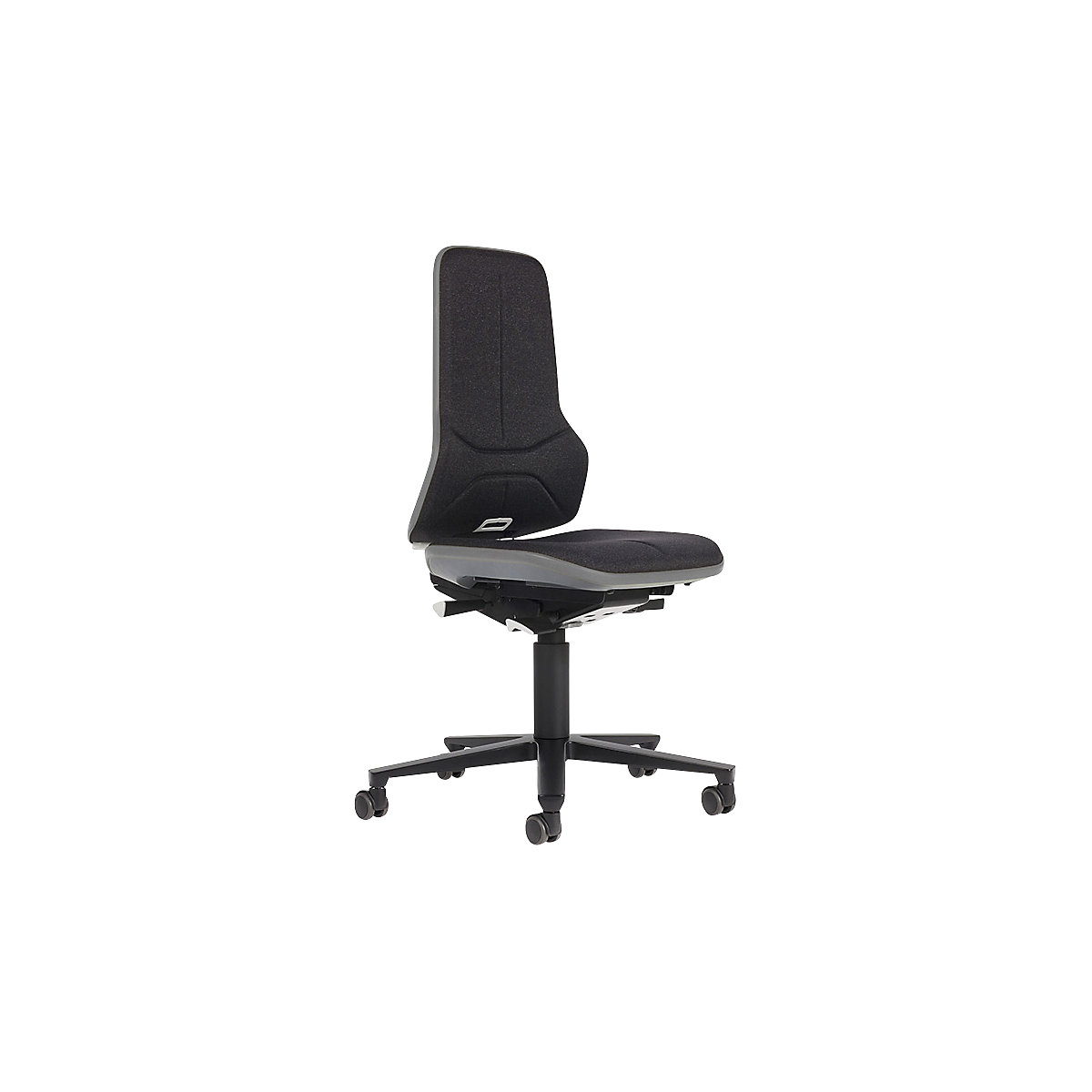 Sedia girevole da lavoro NEON, rotelle – bimos