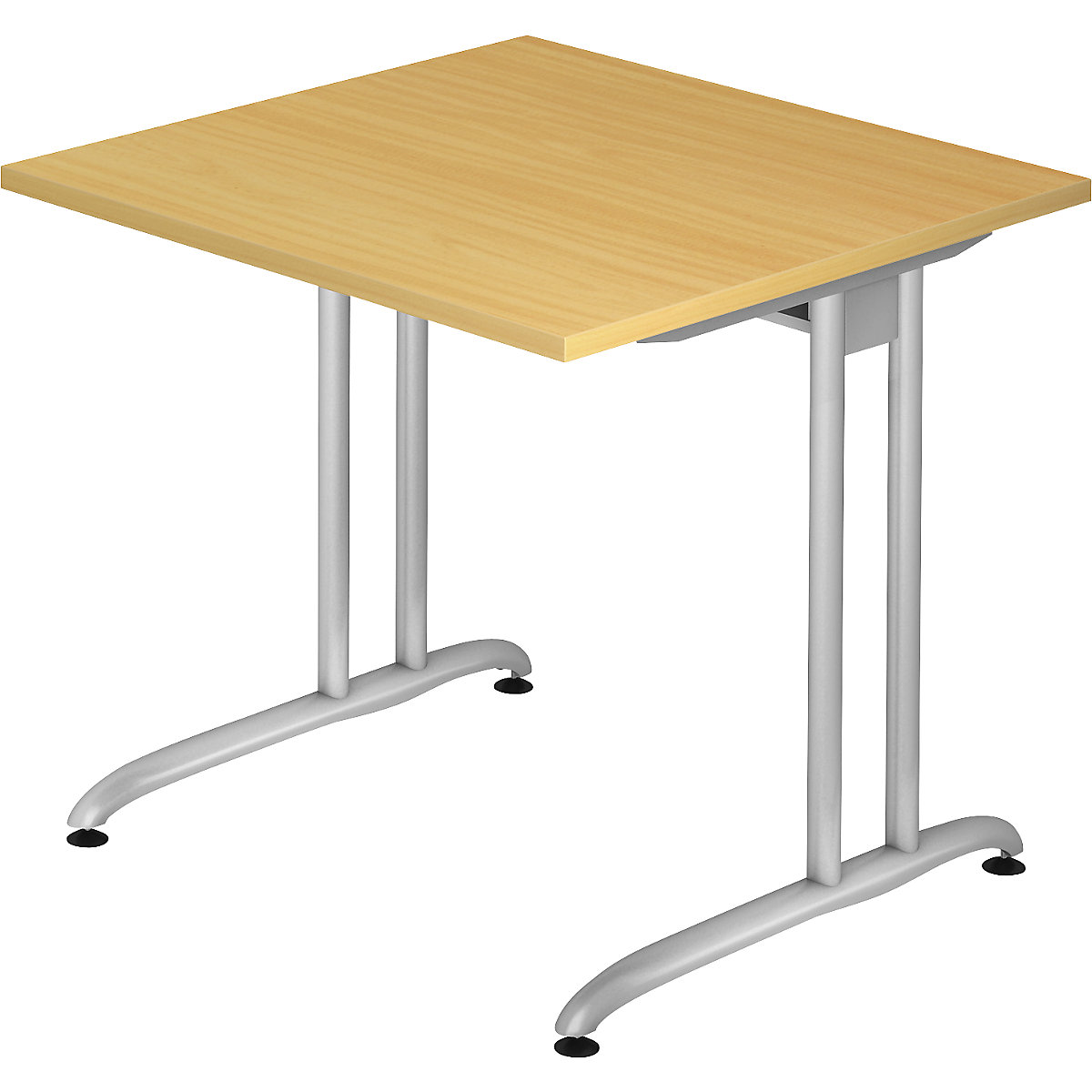 Scrivania, alt. x prof. 720 x 800 mm, larghezza 800 mm, simil-faggio-0