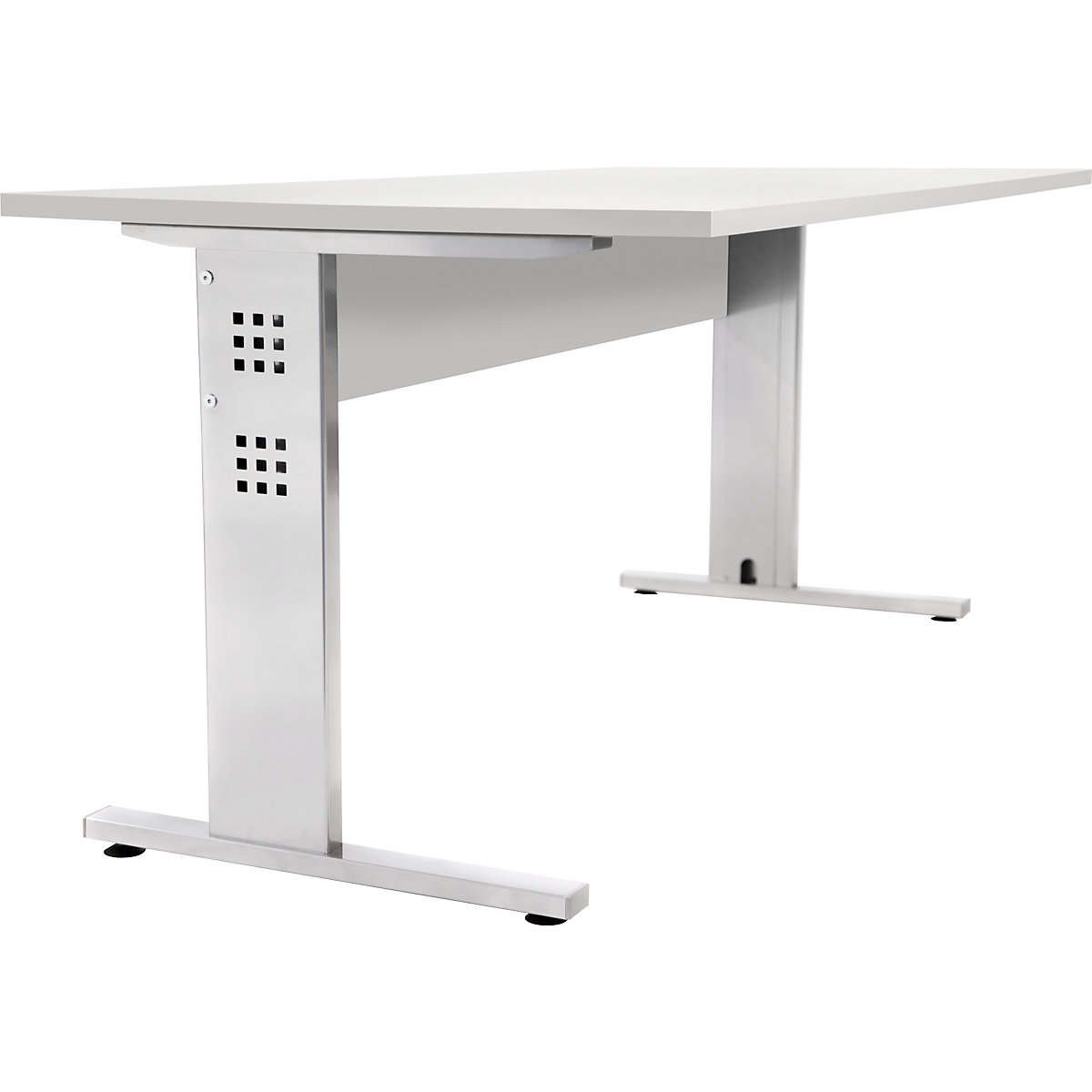 Scrivania, alt. x largh. x prof. 720 x 1600 x 800 mm, grigio chiaro-0