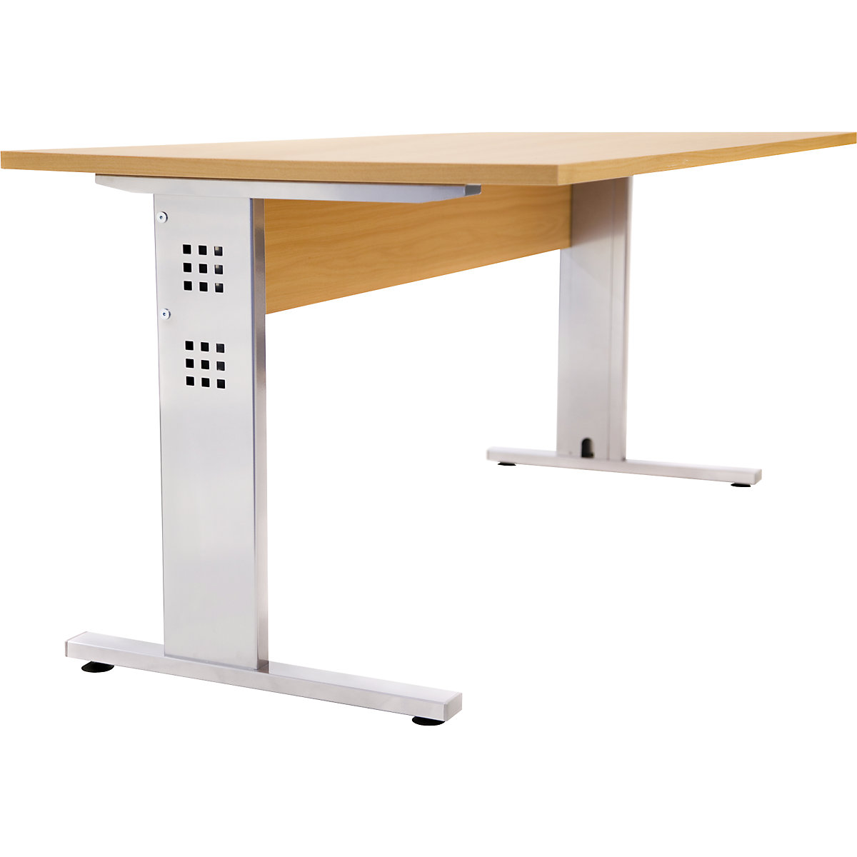 Scrivania, alt. x largh. x prof. 720 x 1600 x 800 mm, simil-faggio-0