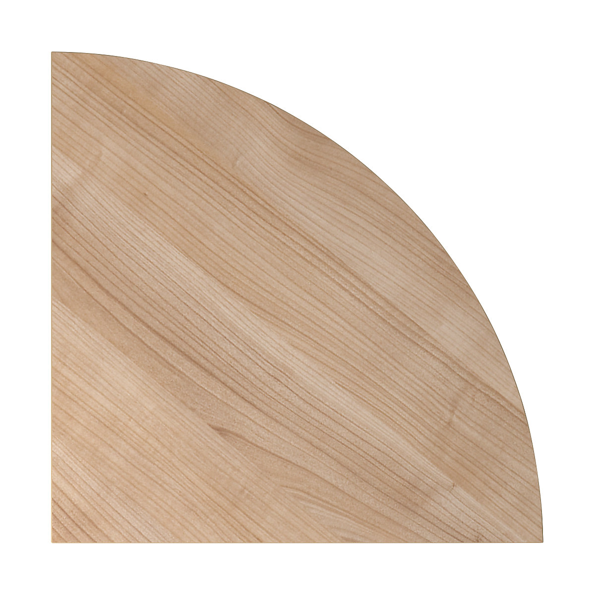 Angolare di raccordo – eurokraft pro, quarto di cerchio di 90°, largh. x prof. 800 x 800 mm, noce-0