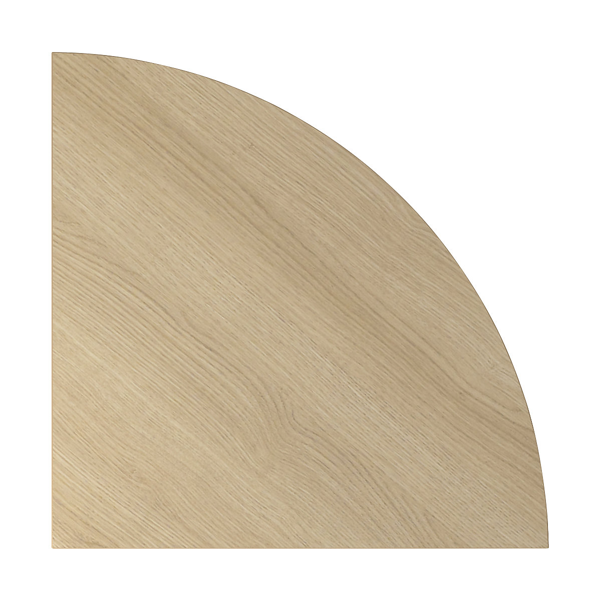 Angolare di raccordo – eurokraft pro, quarto di cerchio di 90°, largh. x prof. 800 x 800 mm, quercia-0