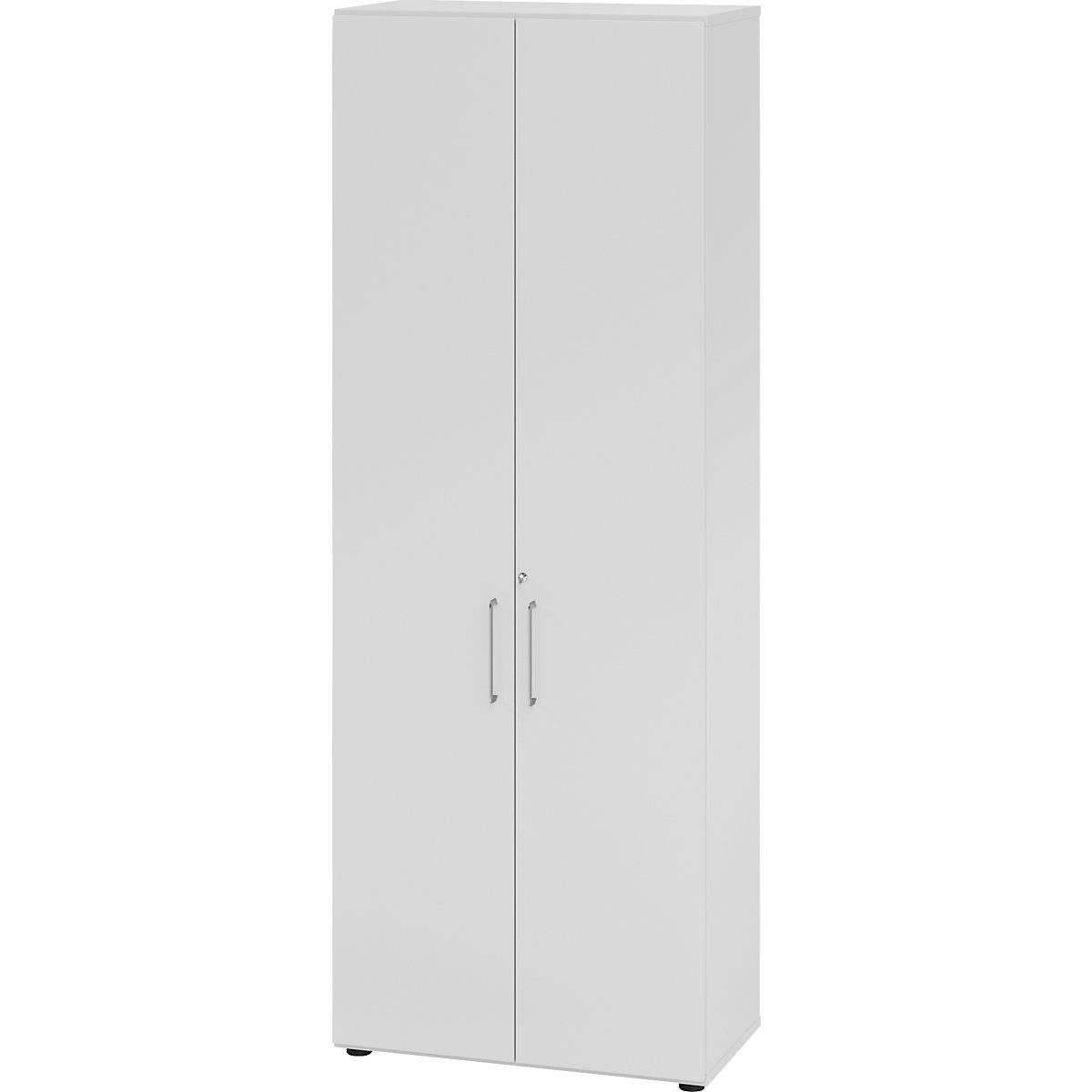Armadio per ufficio VERA-ZWO, alt. x largh. x prof. 2156 x 800 x 420 mm, 5 ripiani, grigio chiaro-0