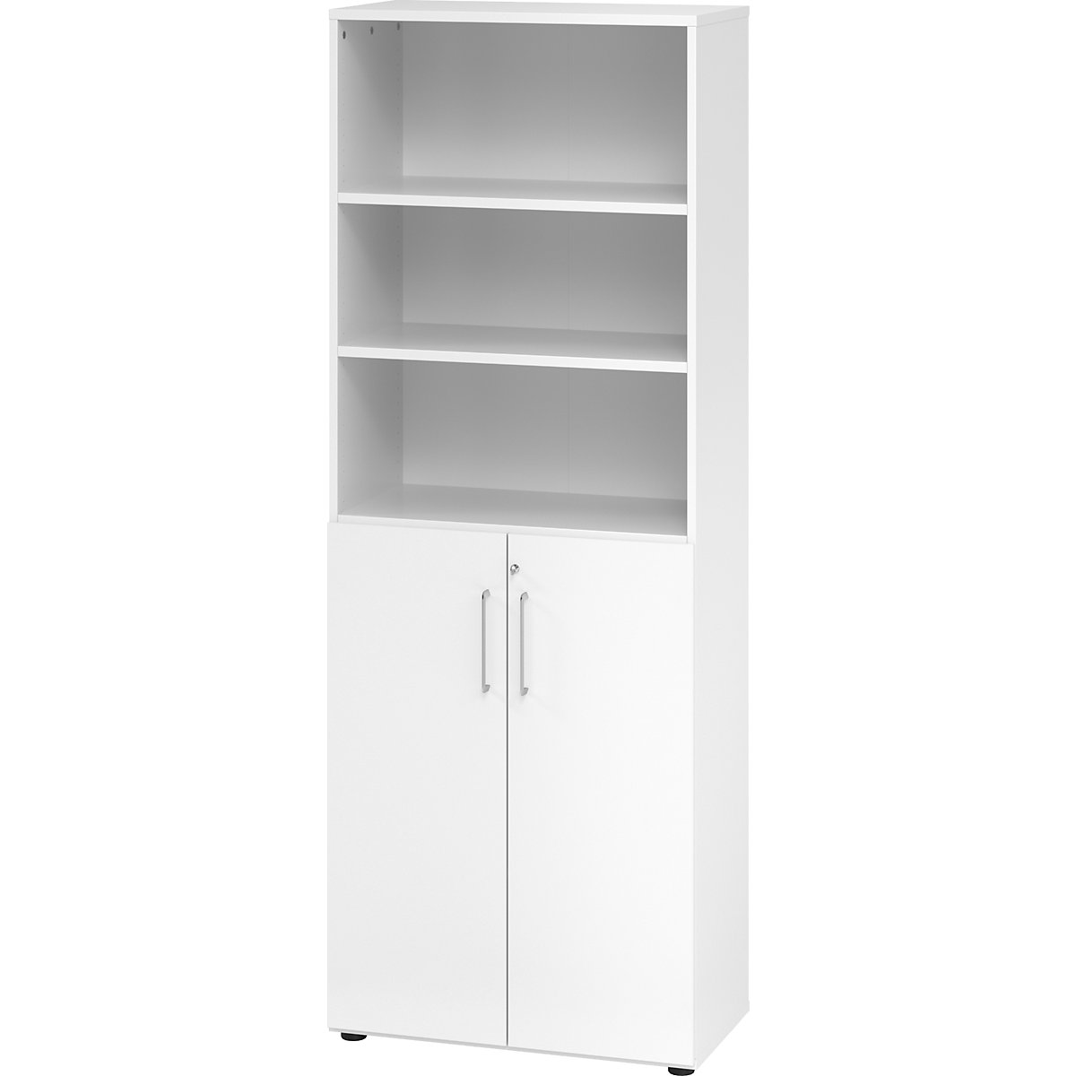 Armadio per ufficio VERA-ZWO, alt. x largh. x prof. 2156 x 800 x 420 mm, bianco-0