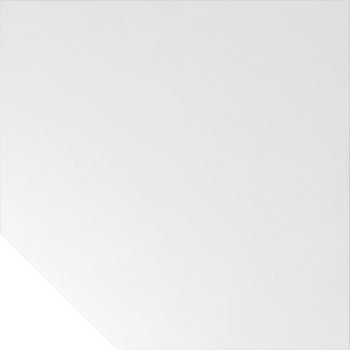 Angolare, elemento di raccordo 1200 x 1200 mm, basamento con altezza regolabile, grafite / bianco-0