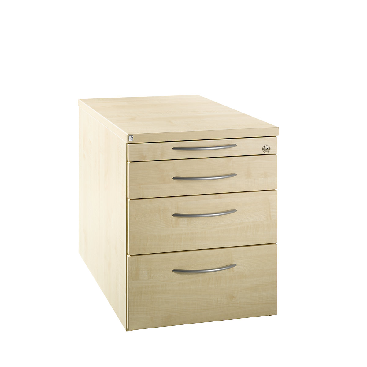 Casetieră HANNA, 1 sertar pentru instrumente, 3 sertare pentru materiale, decor arțar-0