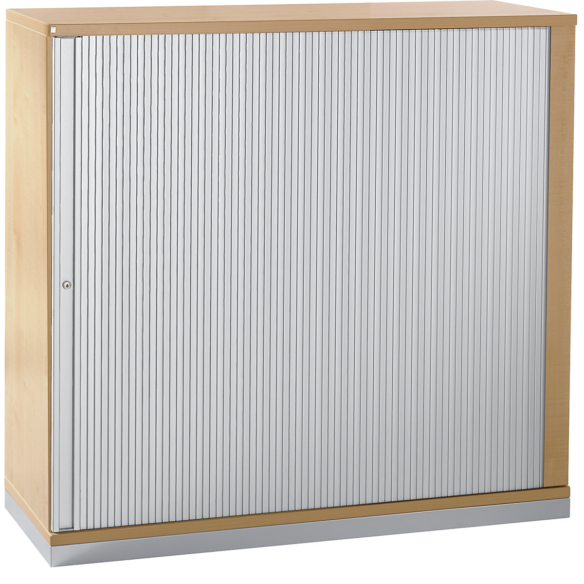Dulap cu oblon HANNA, înălțime 1133 mm, 2 polițe, decor fag-0