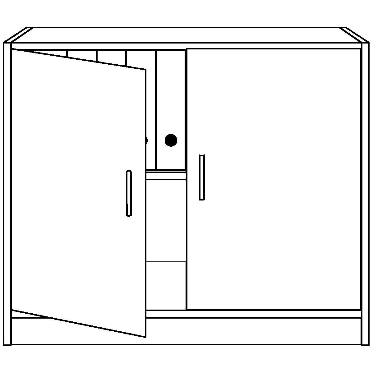 Dulap cu ușă cu canaturi TINO (Imagine produs 4)-3