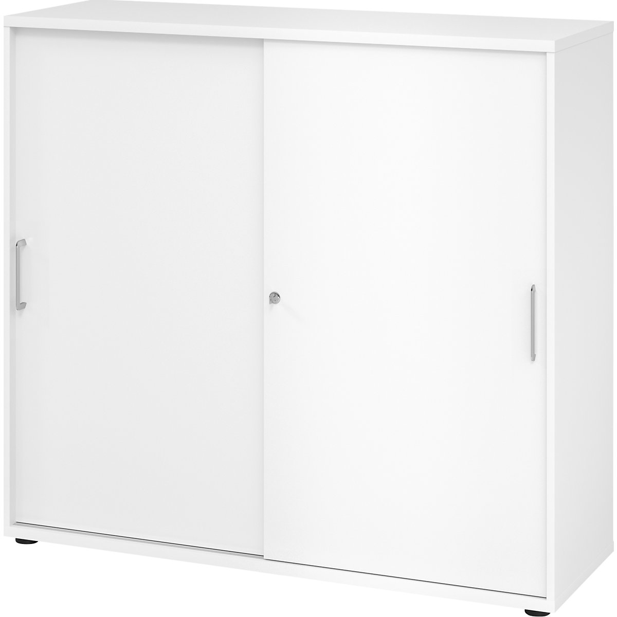 Dulap cu uși glisante VERA-ZWO, î. x lăț. x ad. 1100 x 1200 x 400 mm, înălțime pentru 3 bibliorafturi, alb-0