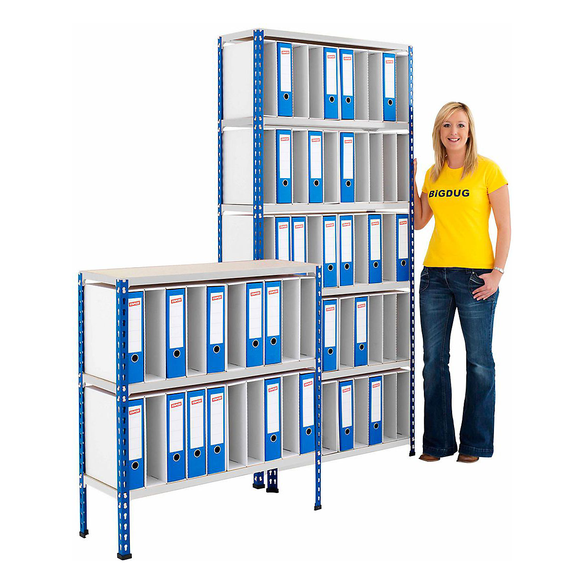 BiG340 Lever Arch File Storage Shelving