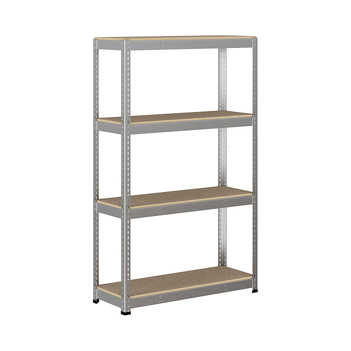 BiG400 1980mm High Racking, BiG400 1980mm High Racking, BiG400 Racking 1980h x 1220w x 455d mm 4 Levels 400kg UDL Silver-278