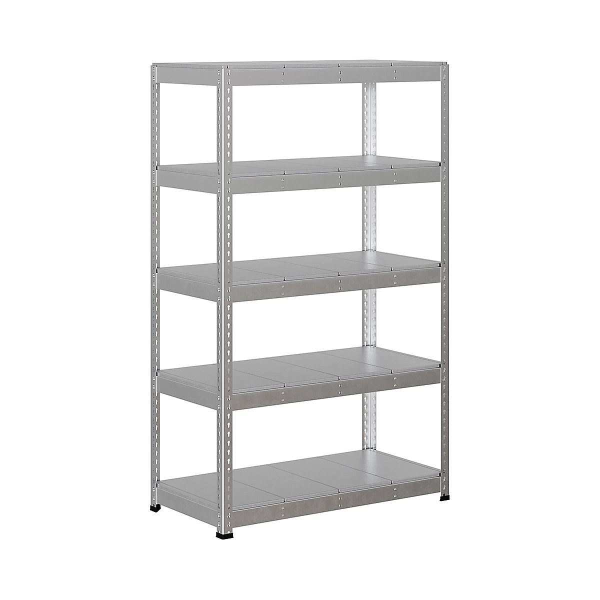 BiG400 1980mm High Racking, BiG400 1980mm High Racking, BiG400 Steel Racking 1980h x 1220w x 610d mm 5 Levels 375kg UDL Silver-64