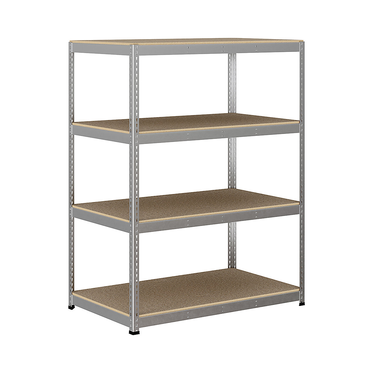 BiG400 1980mm High Racking, BiG400 1980mm High Racking, BiG400 Racking 1980h X 1525w X 915d Mm 4 Levels 400kg UDL Silver-238