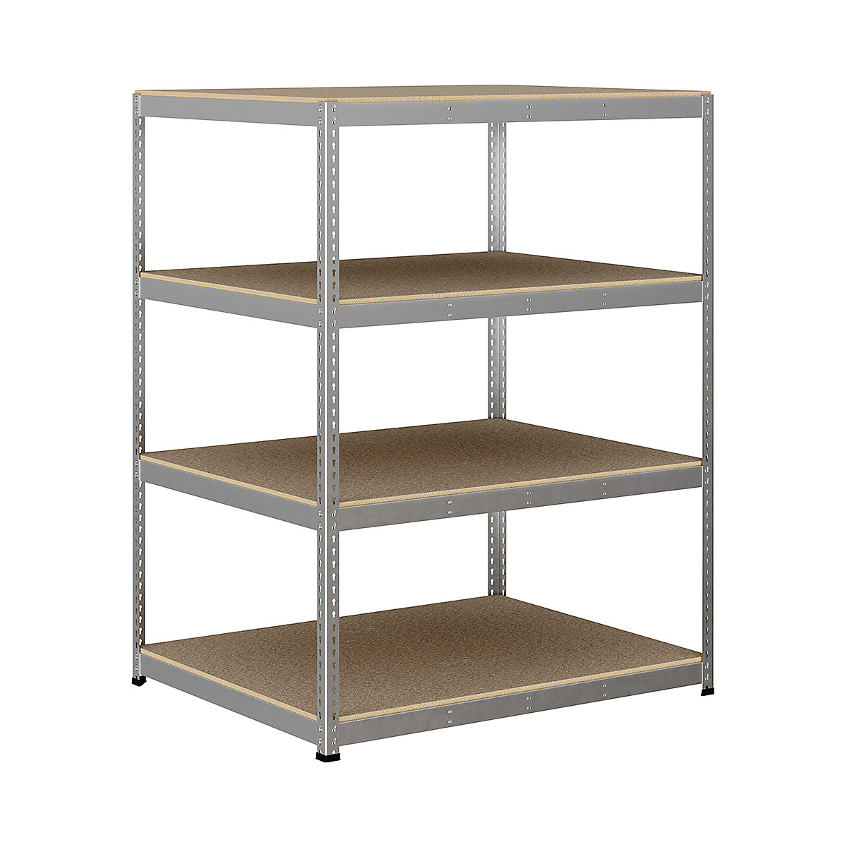 BiG400 1980mm High Racking, BiG400 1980mm High Racking, BiG400 Racking 1980h X 1525w X 1220d Mm 4 Levels 400kg UDL Silver-51