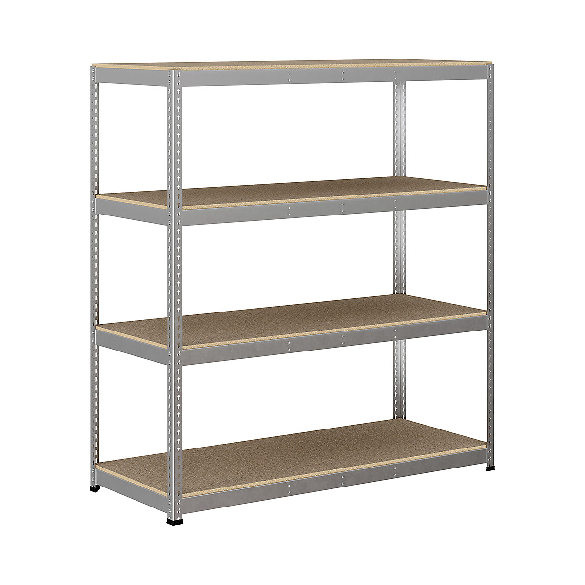 BiG400 1980mm High Racking, BiG400 1980mm High Racking, BiG400 Racking 1980h X 1830w X 760d Mm 4 Levels 400kg UDL Silver-220