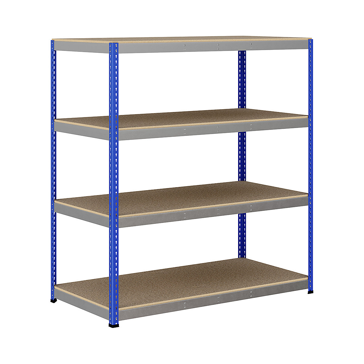BiG400 1980mm High Racking, BiG400 1980mm High Racking, BiG400 Racking 1980h X 1830w X 915d Mm 4 Levels 400kg UDL Blue & Silver-72