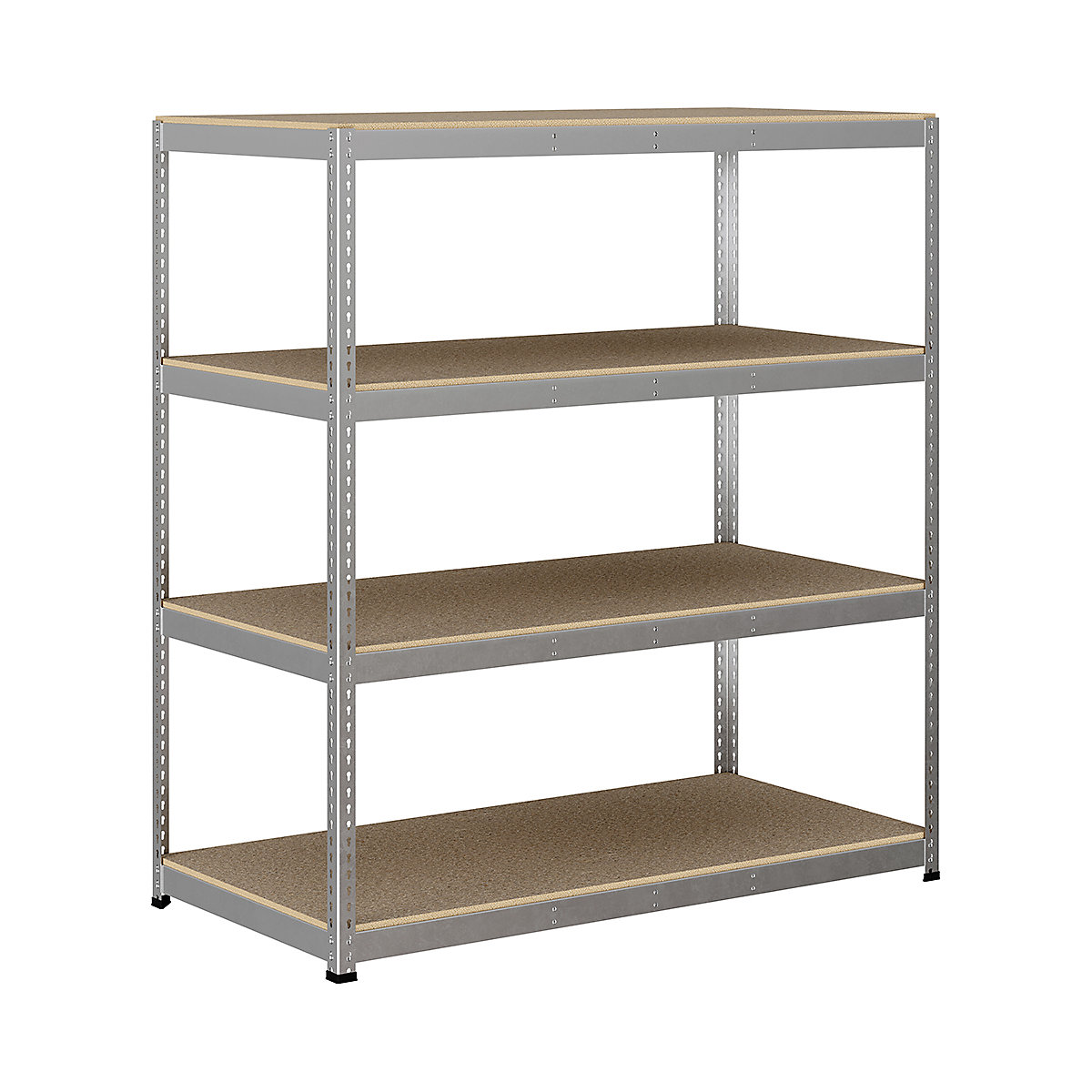 BiG400 1980mm High Racking, BiG400 1980mm High Racking, BiG400 Racking 1980h X 1830w X 915d Mm 4 Levels 400kg UDL Silver-232