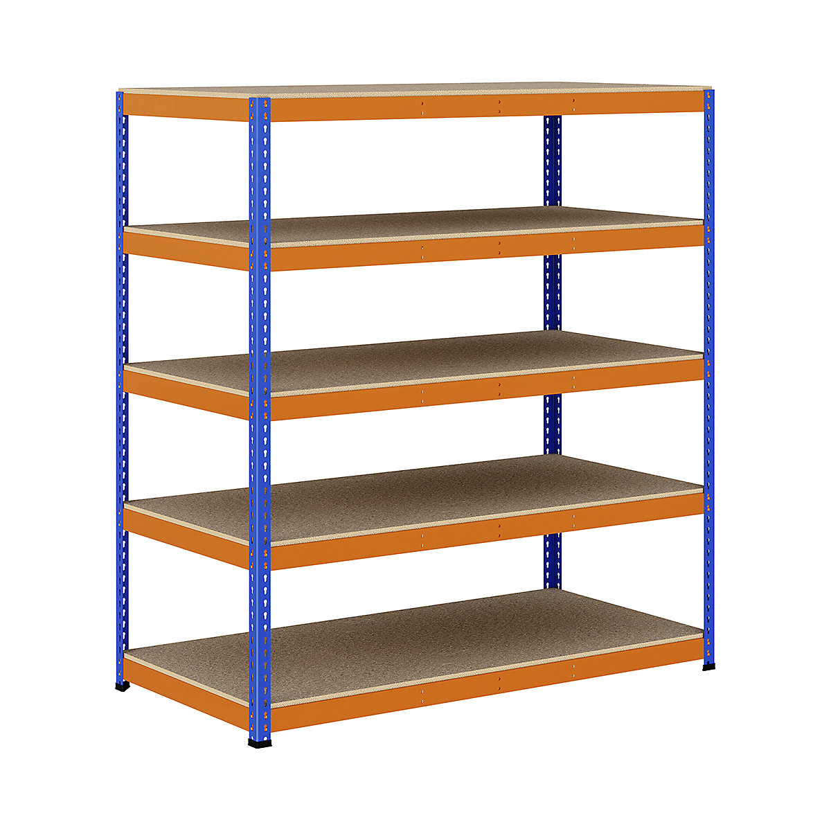 BiG400 1980mm High Racking, BiG400 1980mm High Racking, BiG400 Racking 1980h X 1830w X 915d Mm 5 Levels 375kg UDL Blue & Orange-127