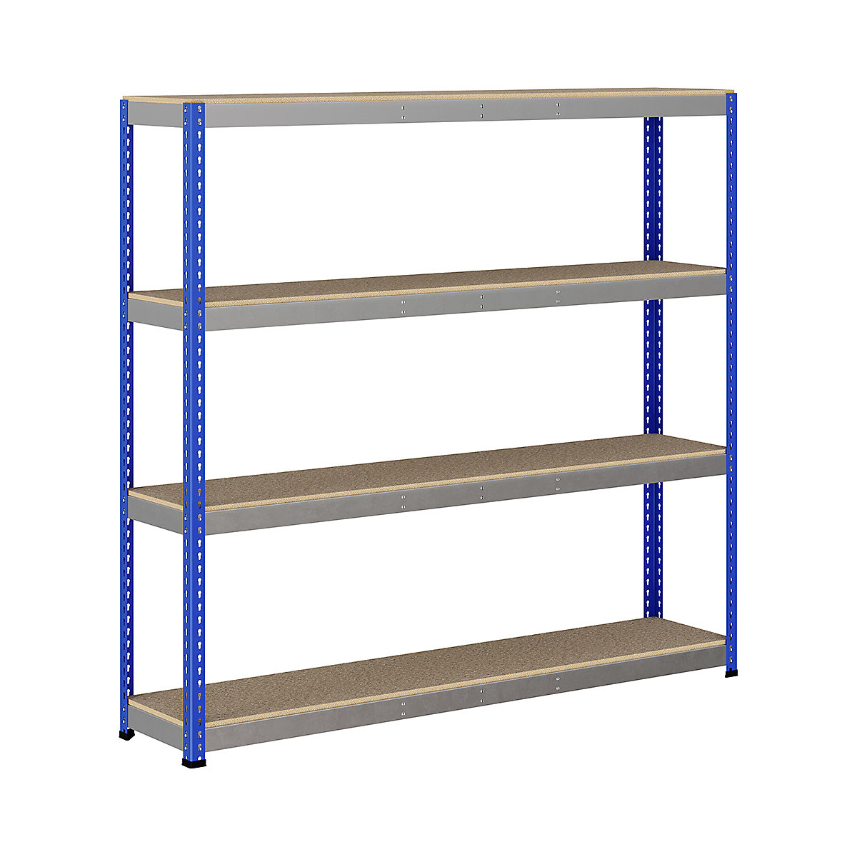 BiG400 1980mm High Racking, BiG400 1980mm High Racking, BiG400 Racking 1980h X 2135w X 455d Mm 4 Levels 400kg UDL Blue & Silver-74