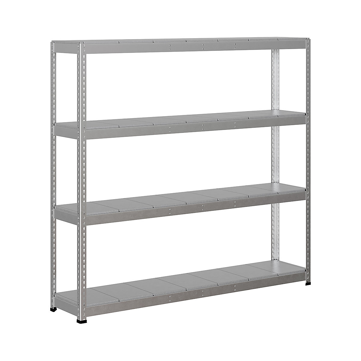 BiG400 1980mm High Racking, BiG400 1980mm High Racking, BiG400 Steel Racking 1980h X 2135w X 455d Mm 4 Levels 400kg UDL Silver-274