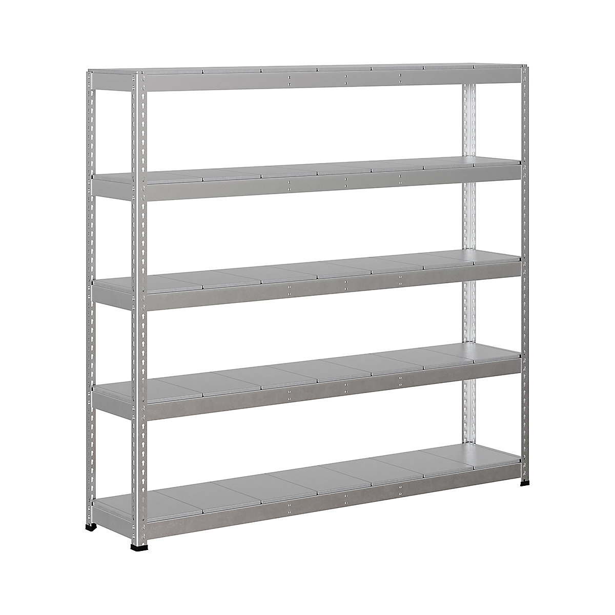 BiG400 1980mm High Racking, BiG400 1980mm High Racking, BiG400 Steel Racking 1980h X 2135w X 455d Mm 5 Levels 375kg UDL Silver-83