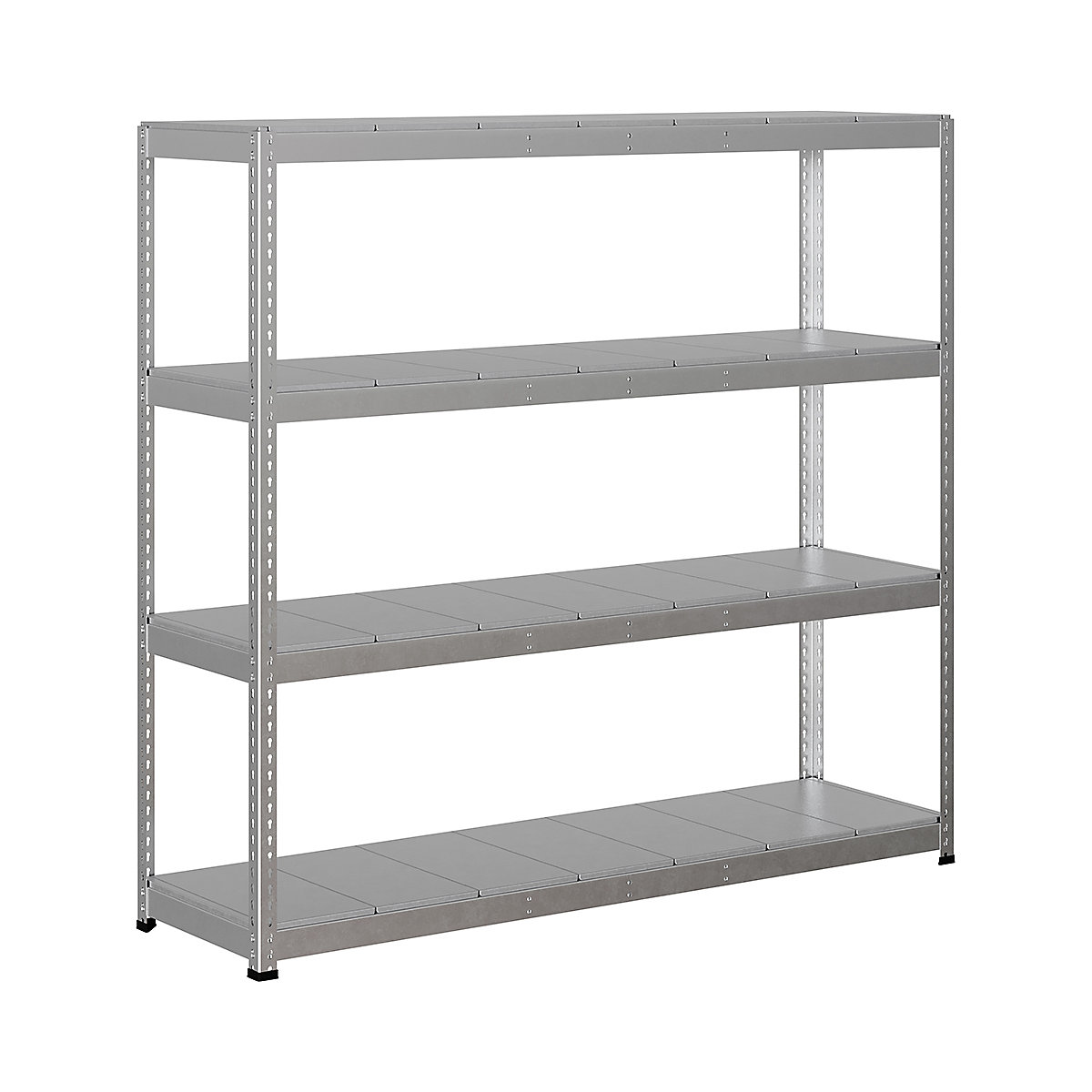 BiG400 1980mm High Racking, BiG400 1980mm High Racking, BiG400 Steel Racking 1980h X 2135w X 610d Mm 4 Levels 400kg UDL Silver-139