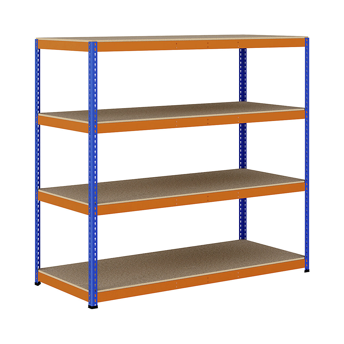 BiG400 1980mm High Racking, BiG400 1980mm High Racking, BiG400 Racking 1980h x 2135w x 915d mm 4 Levels 400kg UDL Blue & Orange-27